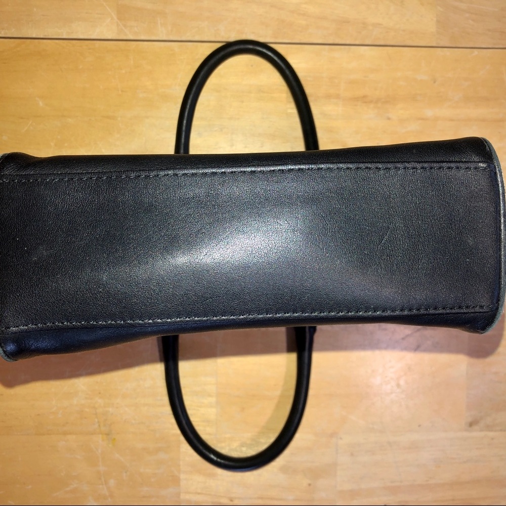 Coach Signature small tote Black and Tan - Picture 7 of 8